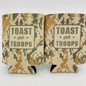 Toast our Troops Koozies Set